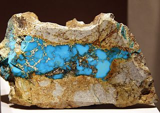 Rough Turquoise in Rock